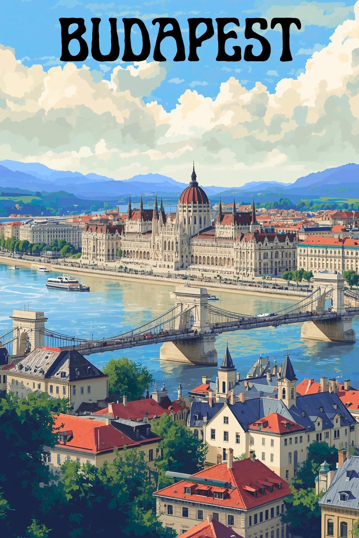 Budapest Postcard