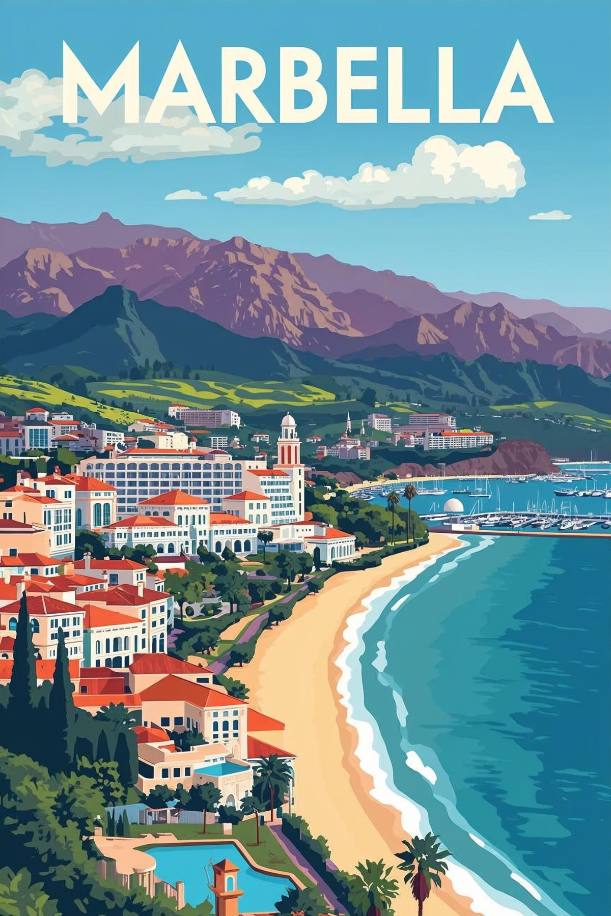 Marbella Postcard