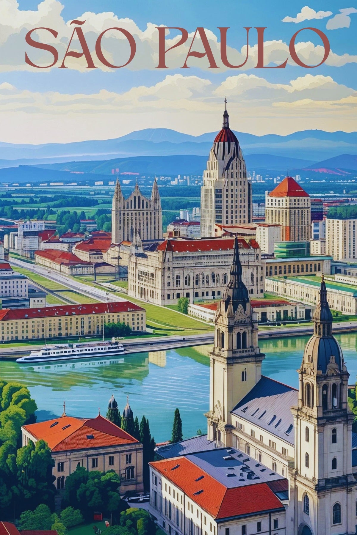 São Paulo Postcard