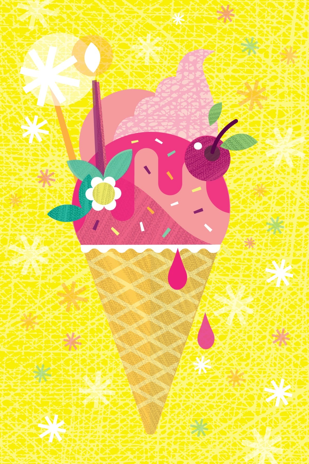 Ice Cream Postcard