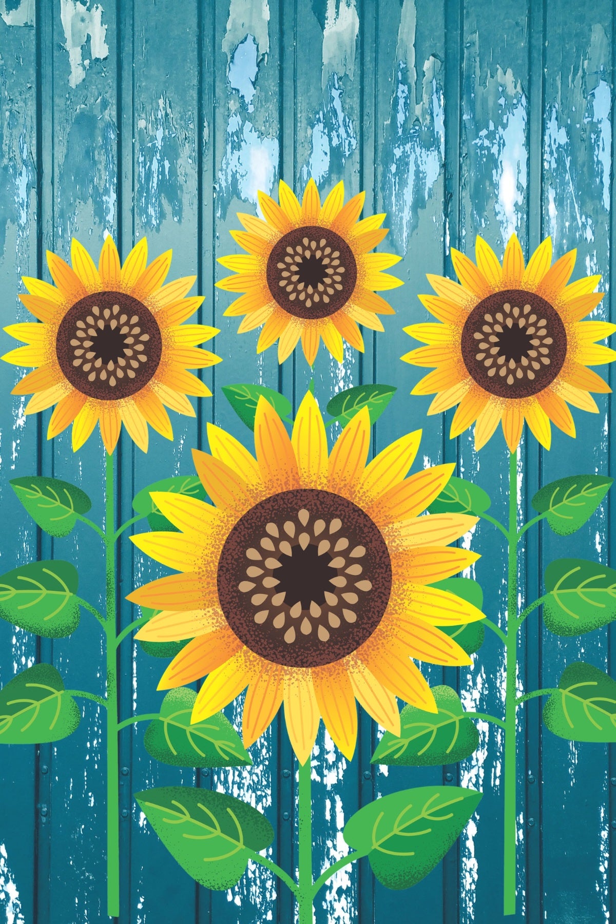 Sunflowers Postcard