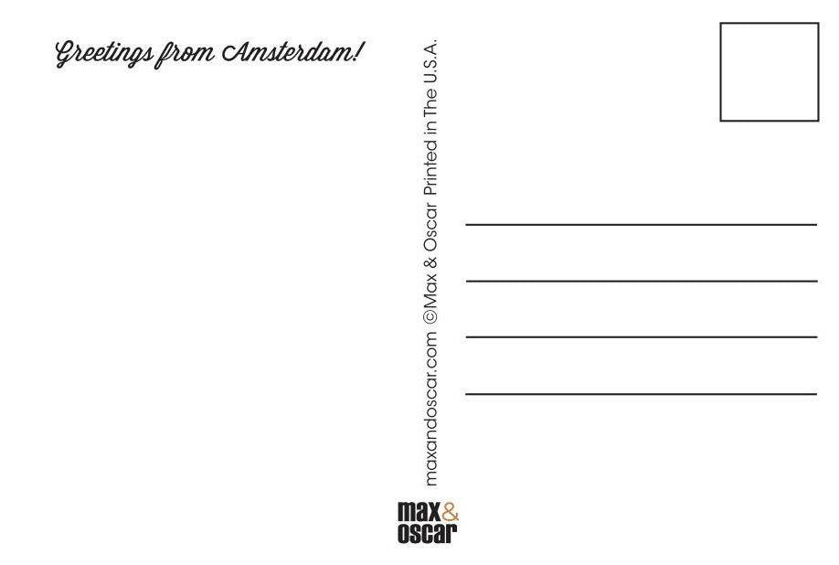 AMSTERDAM POSTKARTE