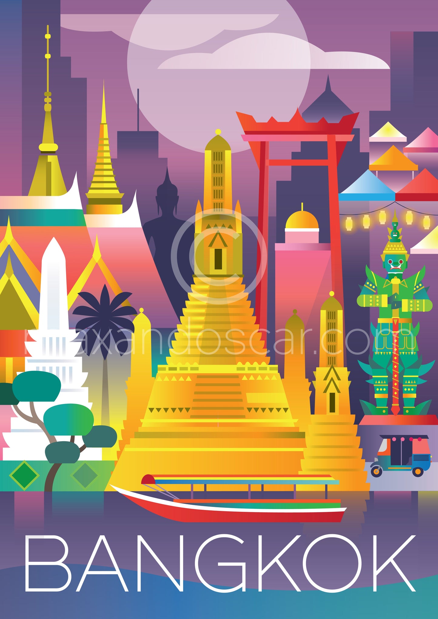 BANGKOK POSTKARTE