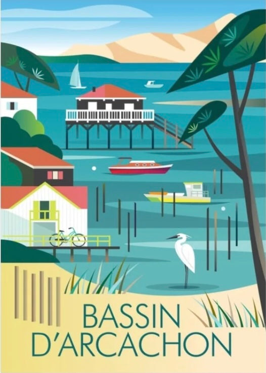 BASSIN D'ARCACHON POSTCARD