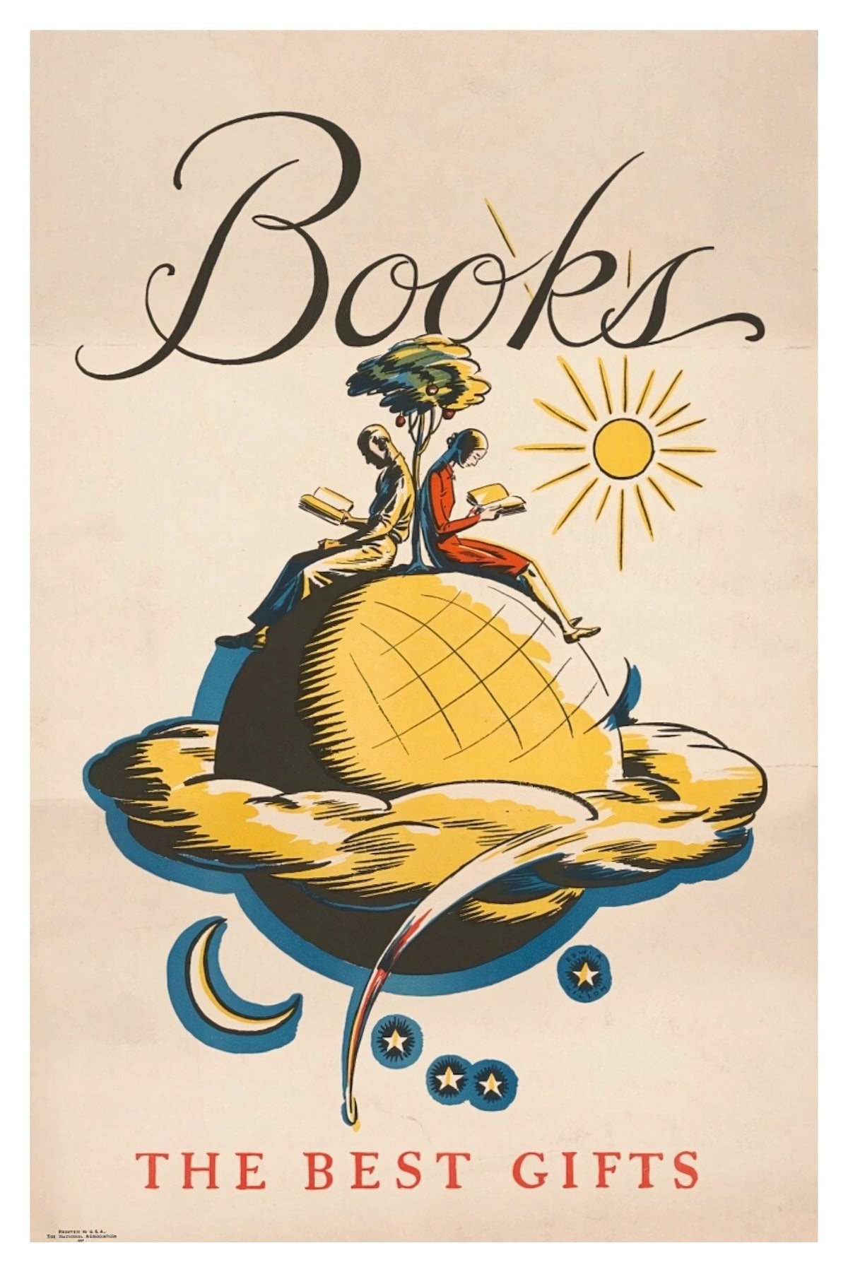 Books The Best Gifts Postal Card