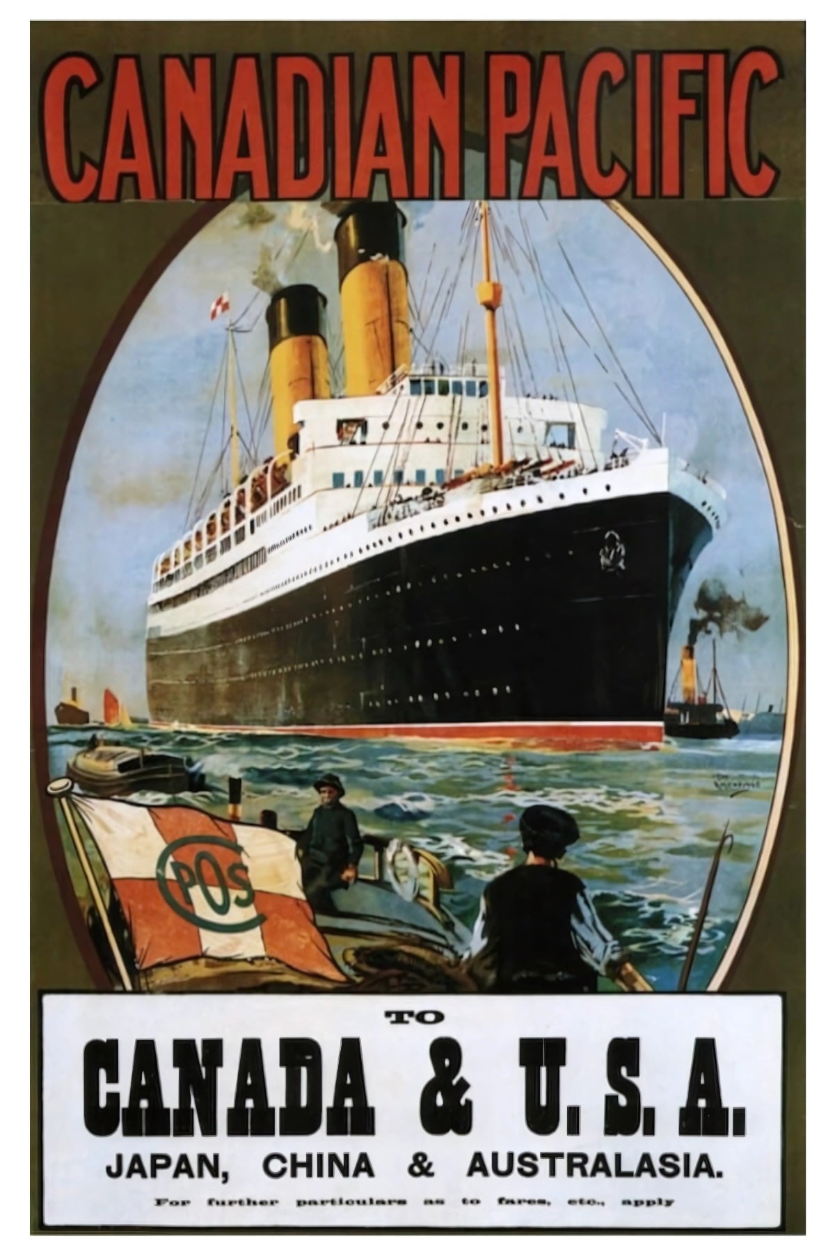 Canadian Pacific Dampfschiff Postkarte