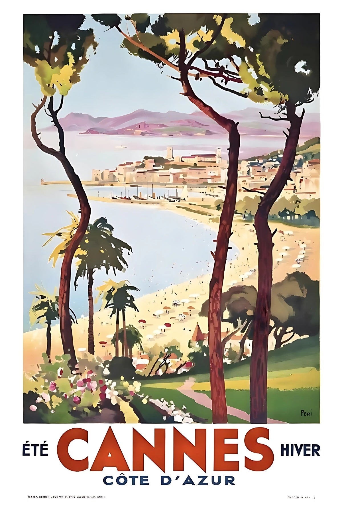 Cannes Postal Card