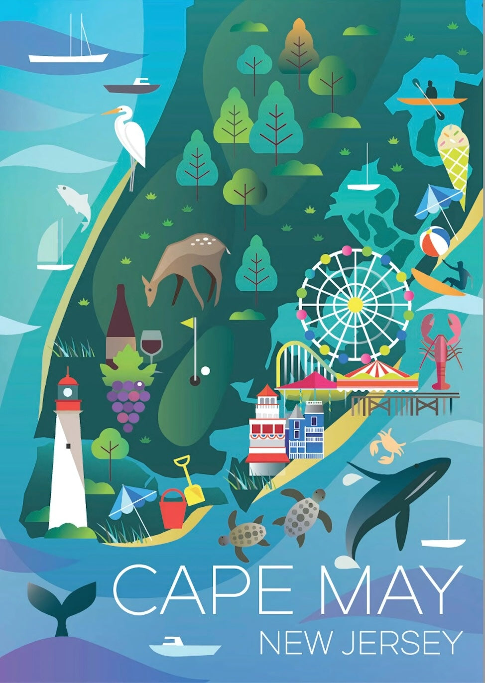 LTP – Cape May-Karte (teilweise Y)