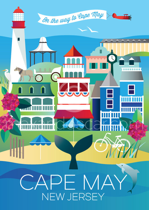 Cape May Postkarte
