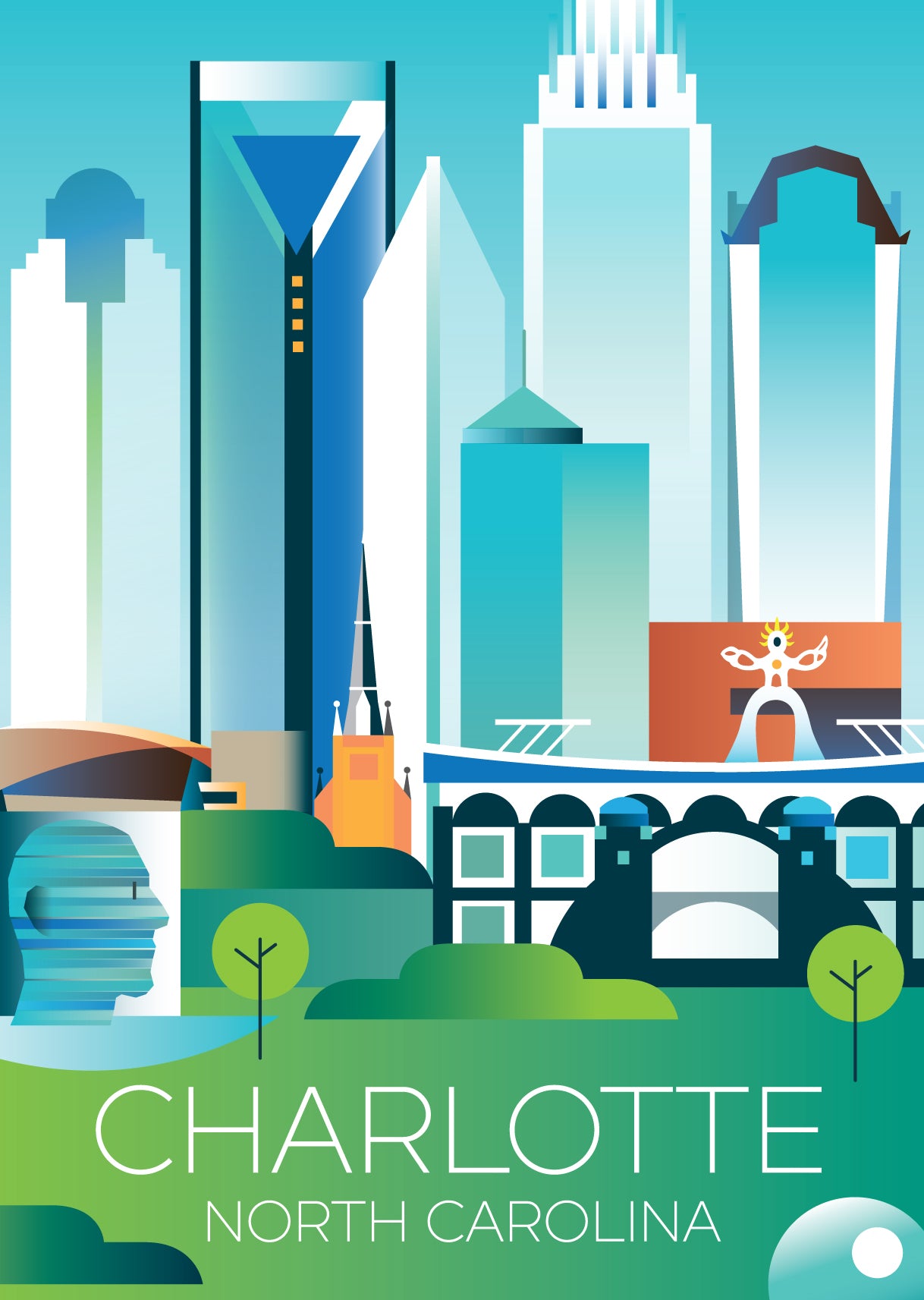 CHARLOTTE POSTCARD