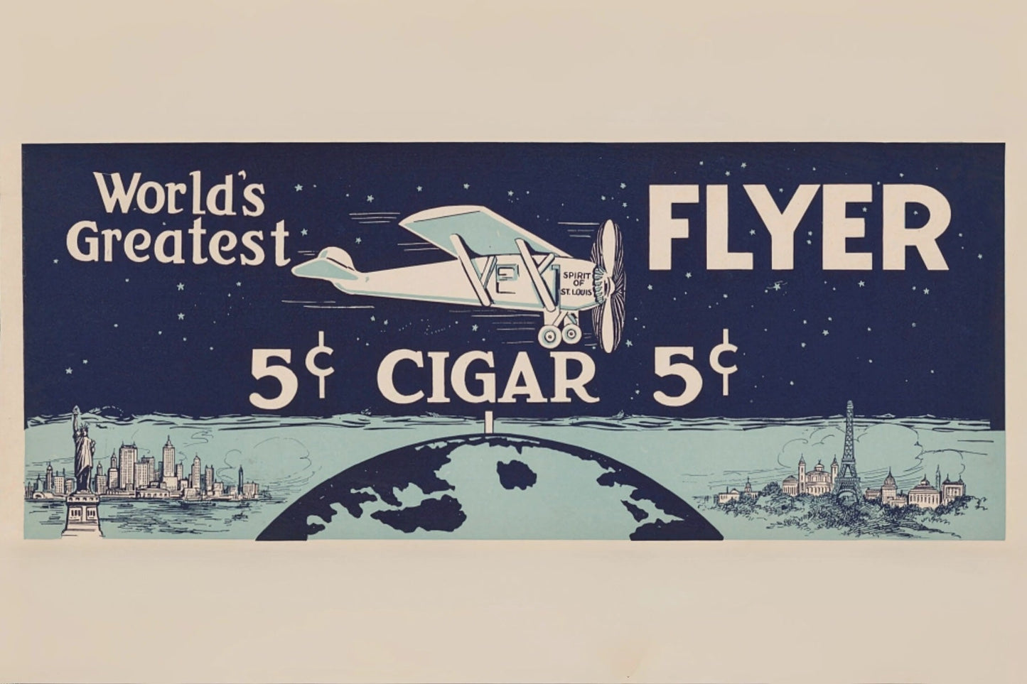 Flyer Cigar Vintage Advert