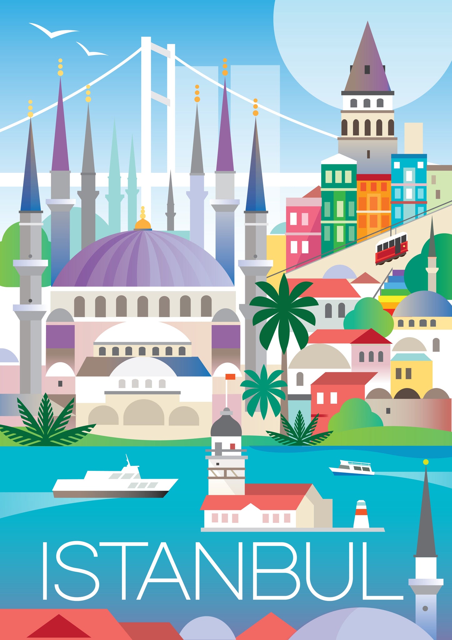 LTP - Istanbul Postkarte