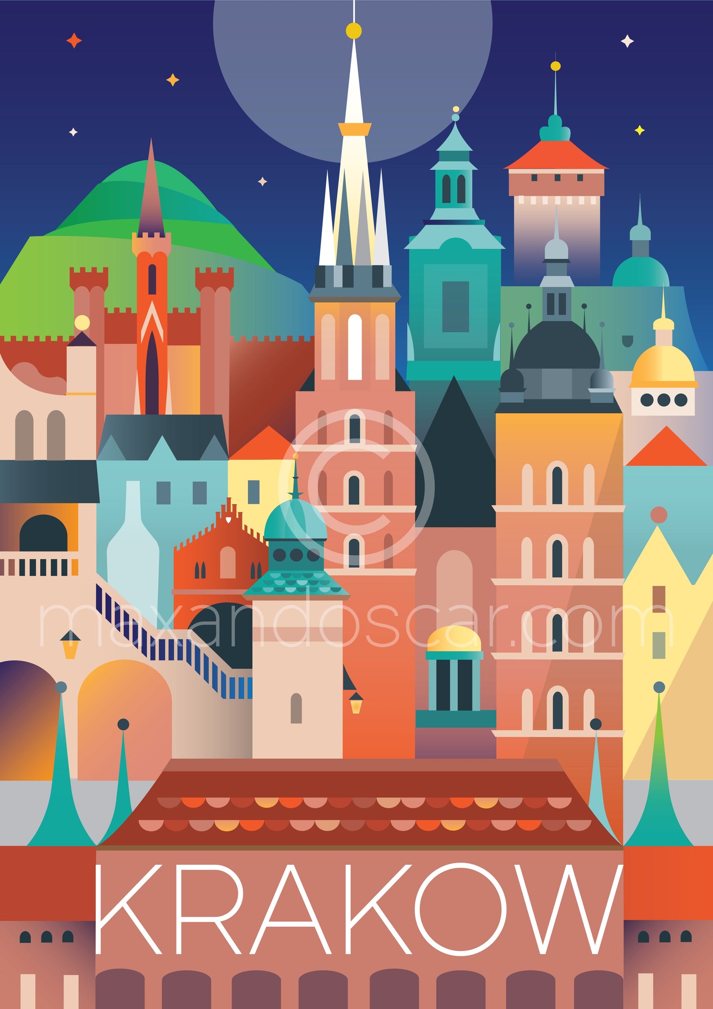 KRAKAU POSTKARTE