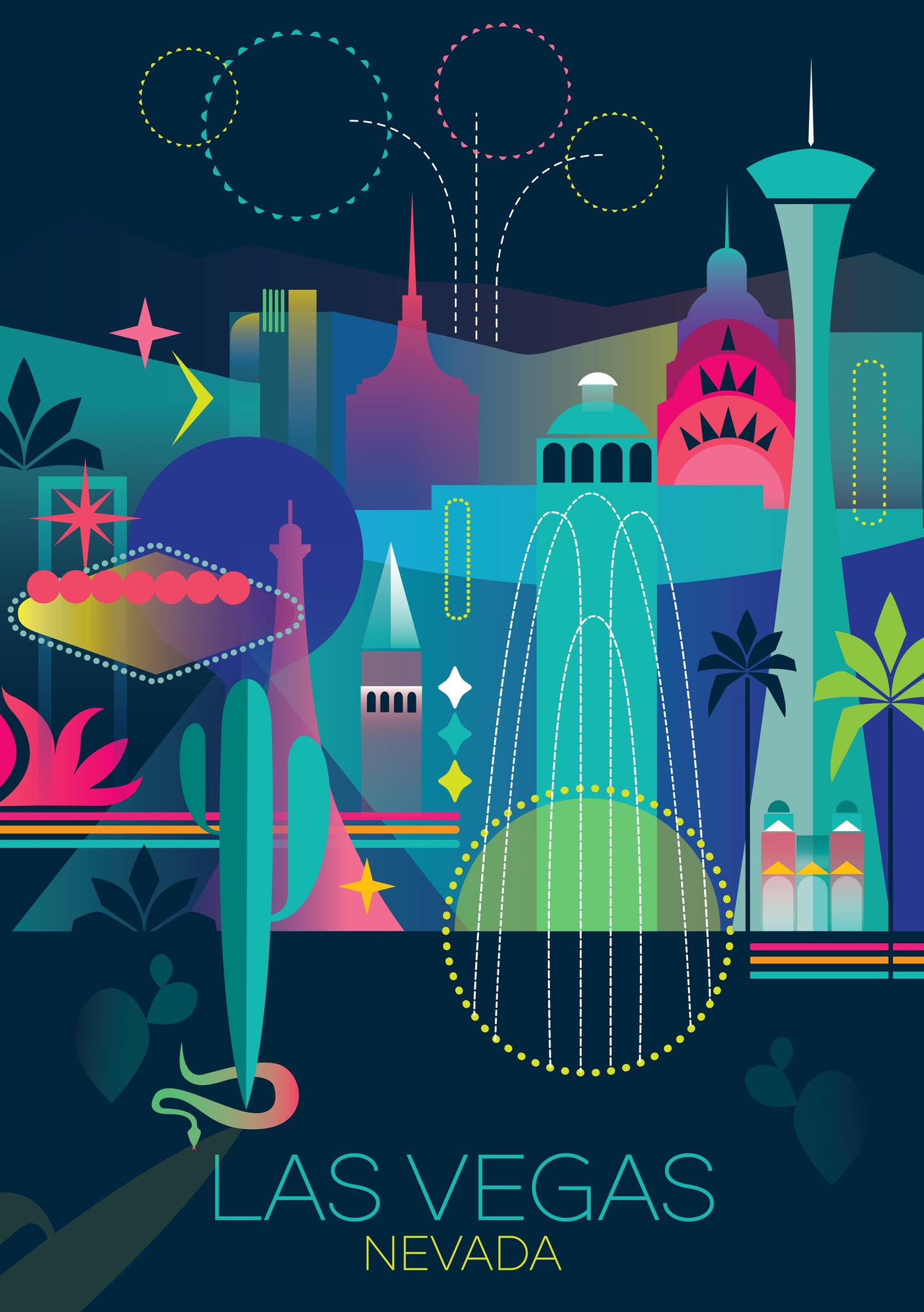 LAS VEGAS POSTCARD