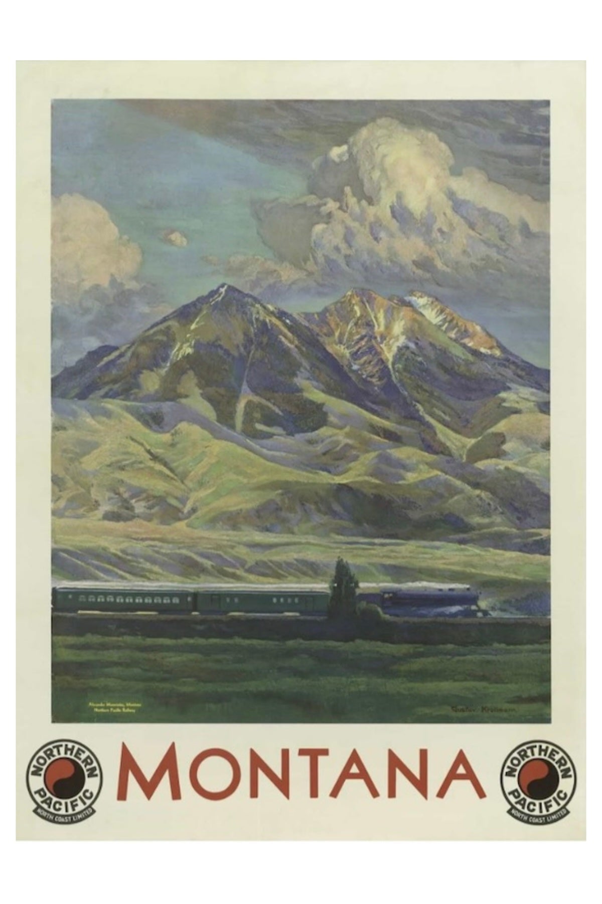 Montana Postkarte