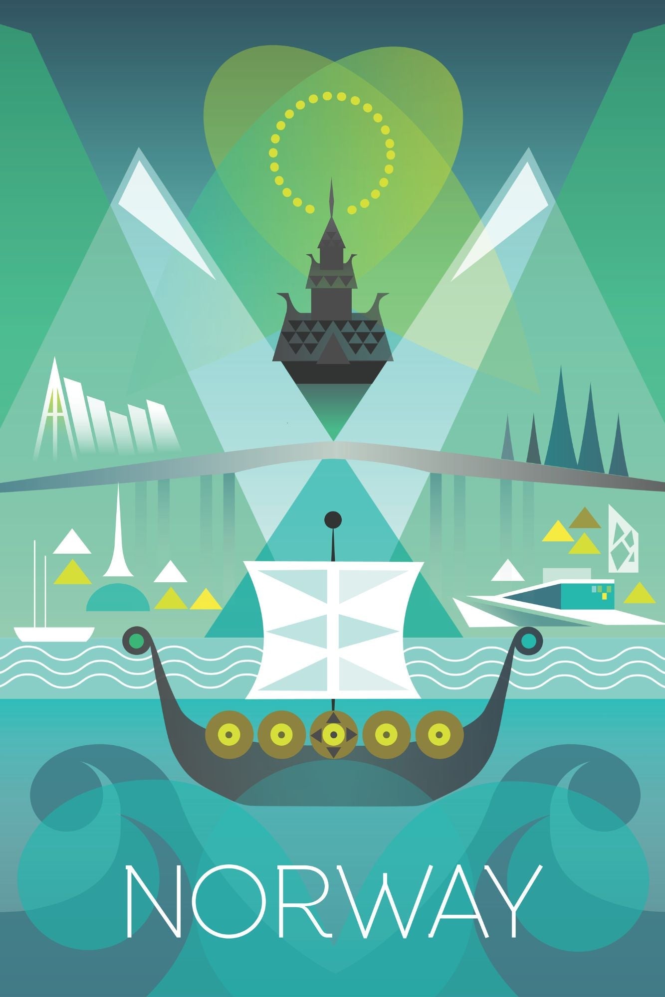 LTP - Norwegen Postkarte