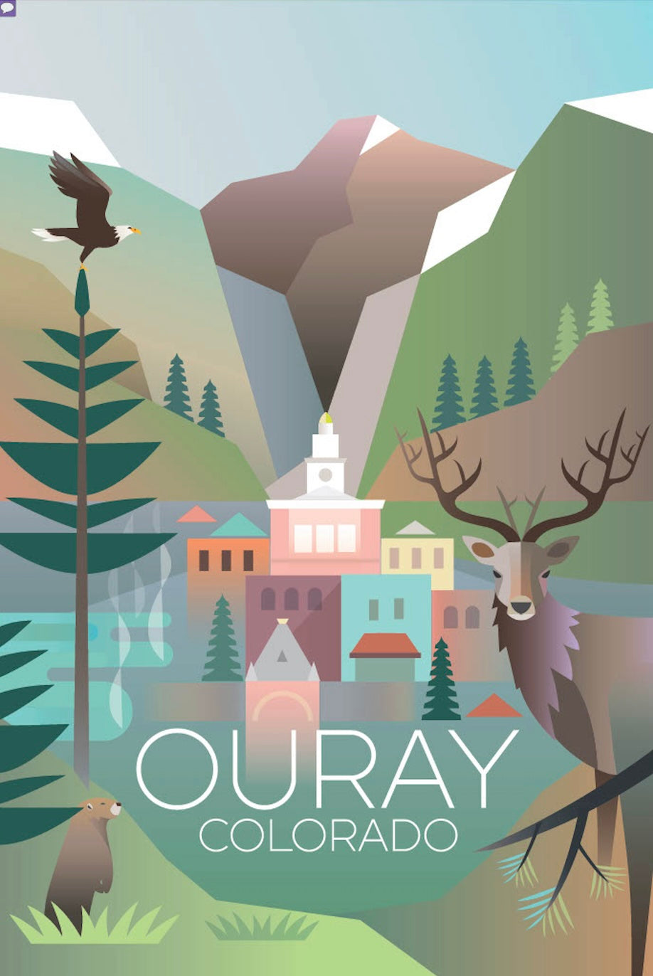 Ouray Postkarte
