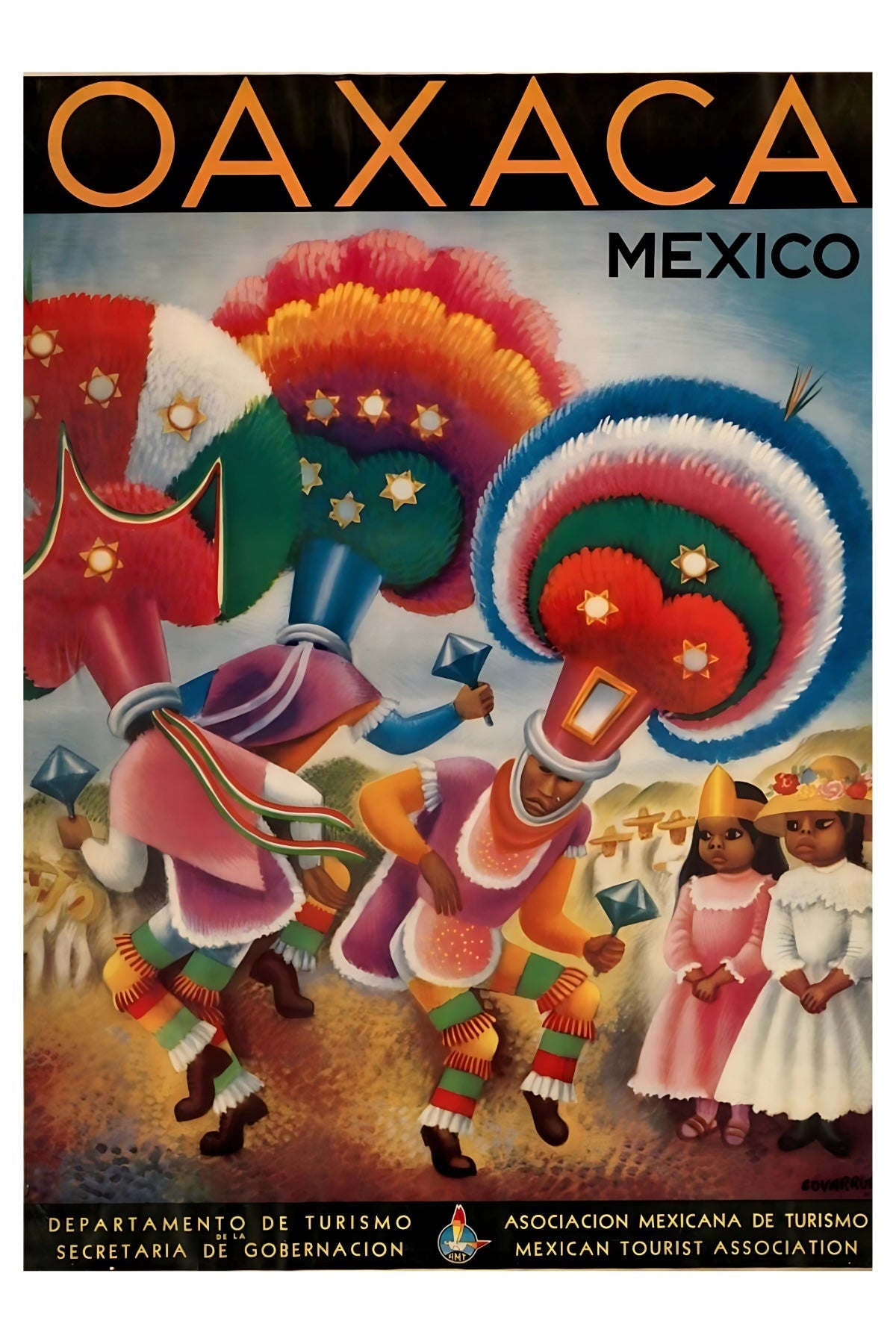 Oaxaca, Mexiko Postkarte