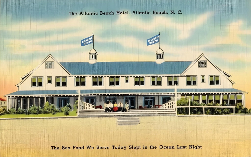 The Atlantic Beach Hotel, North Carolina Postal Card