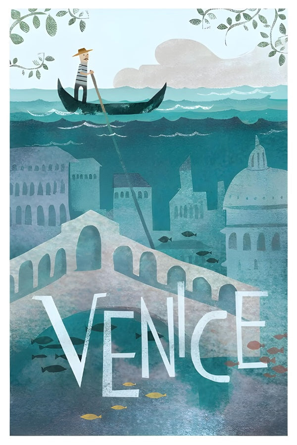 LTP - Venice Vintage Postcard