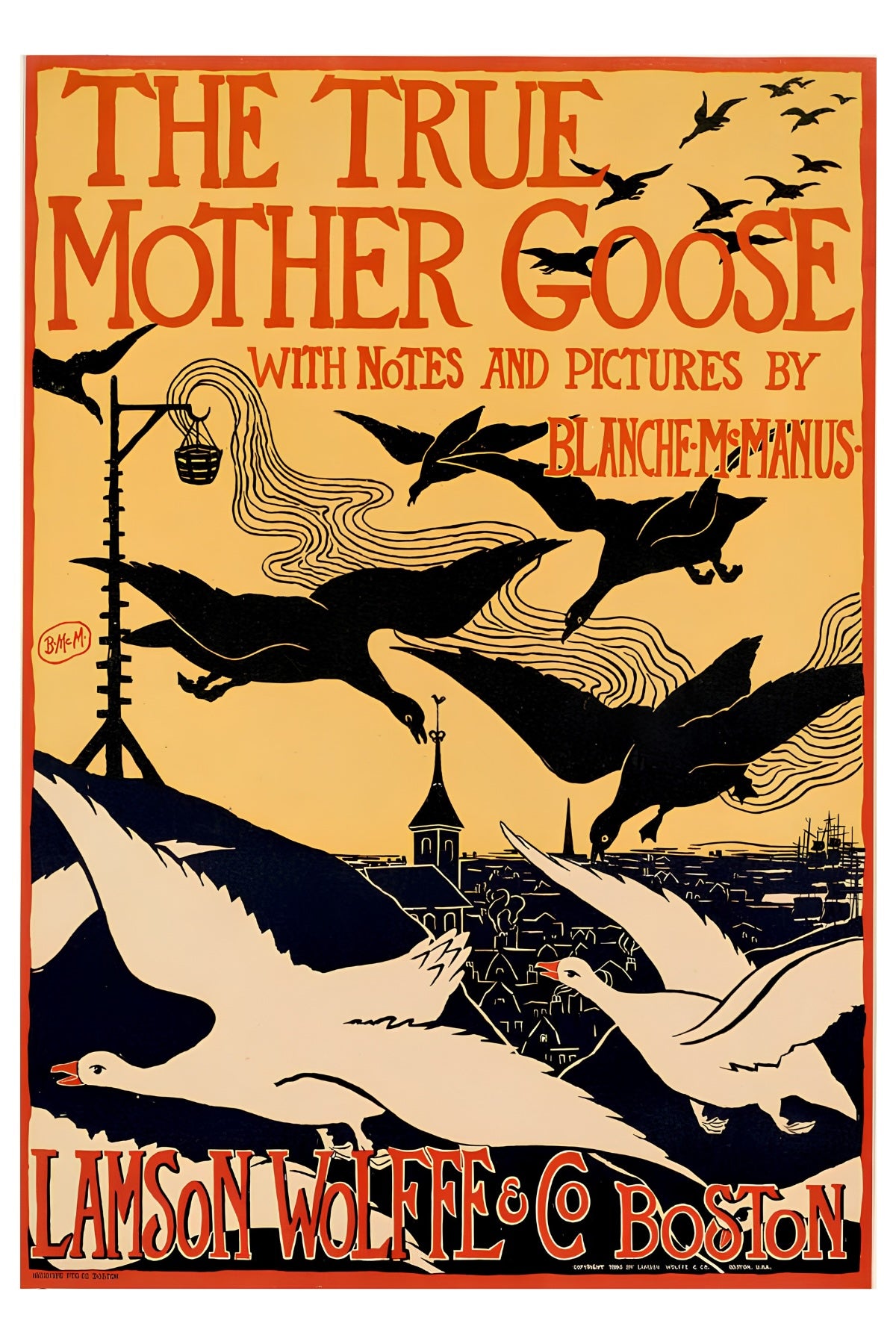 The True Mother Goose Postal Card