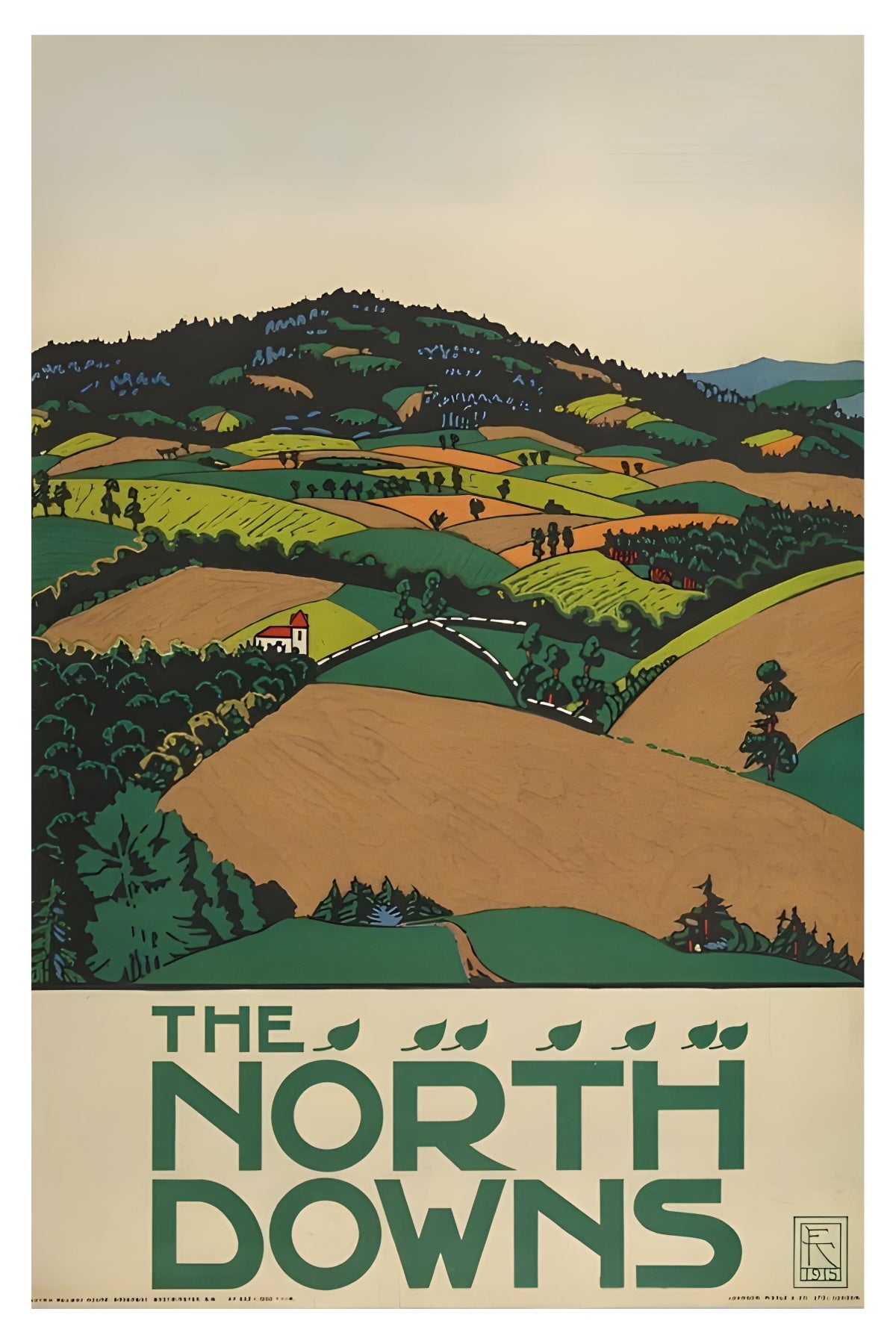 Die North Downs Postkarte