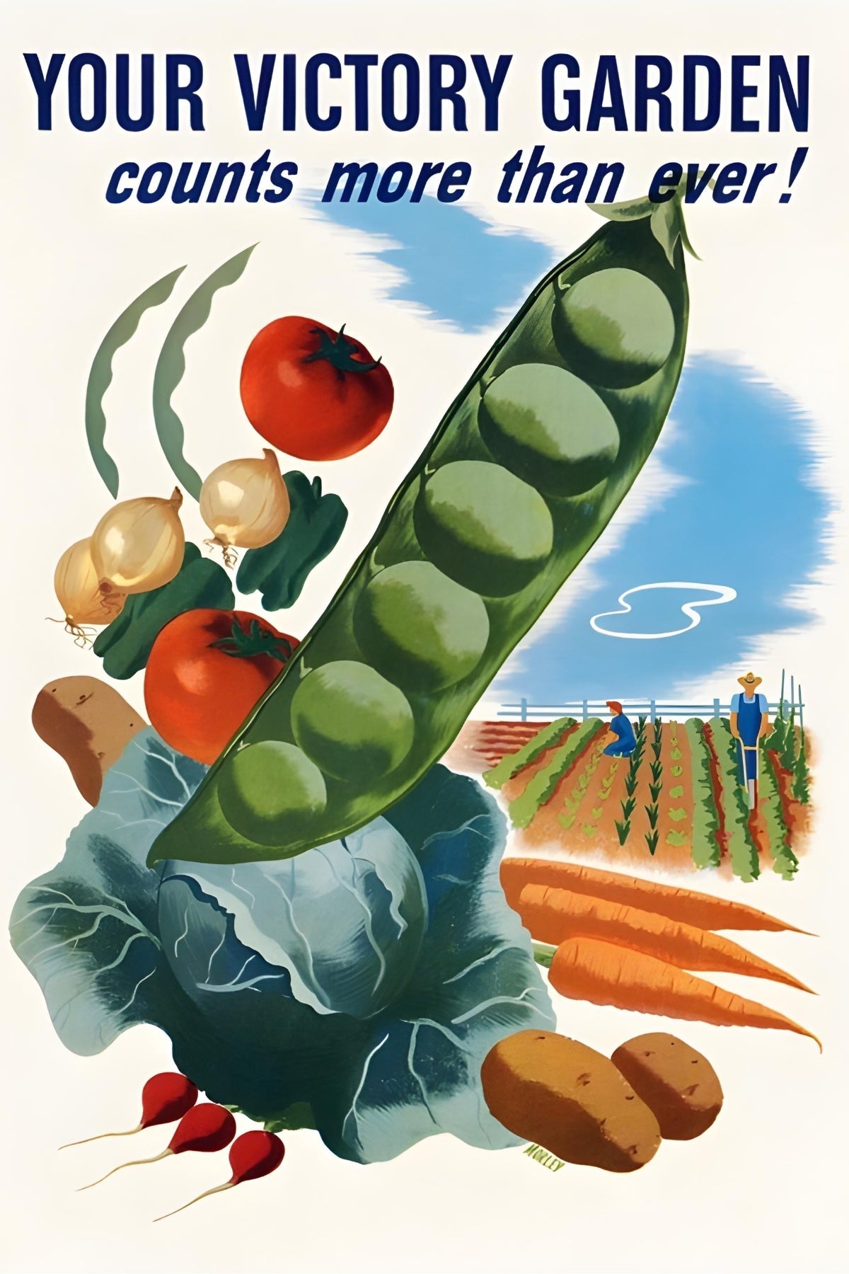 Your Victory Garden Postal Card