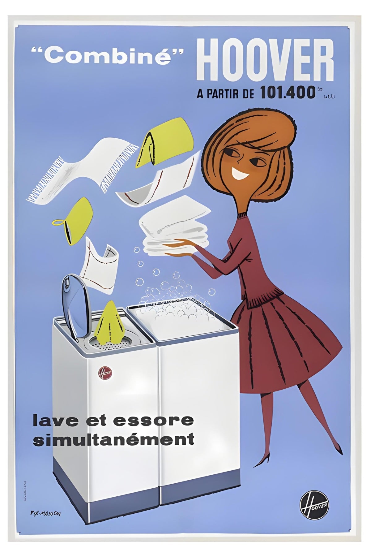 Combine Hoover Postal Card