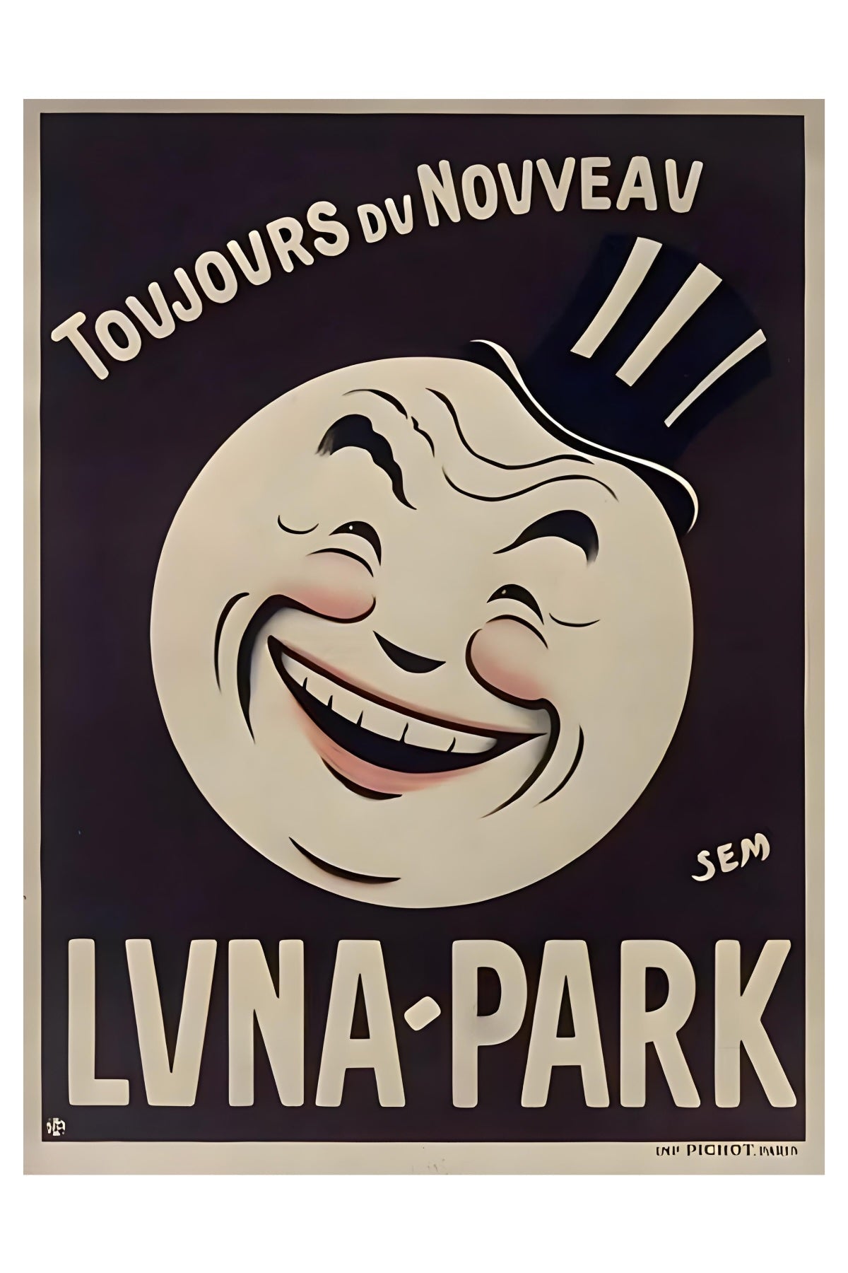 Luna Park Postal Card
