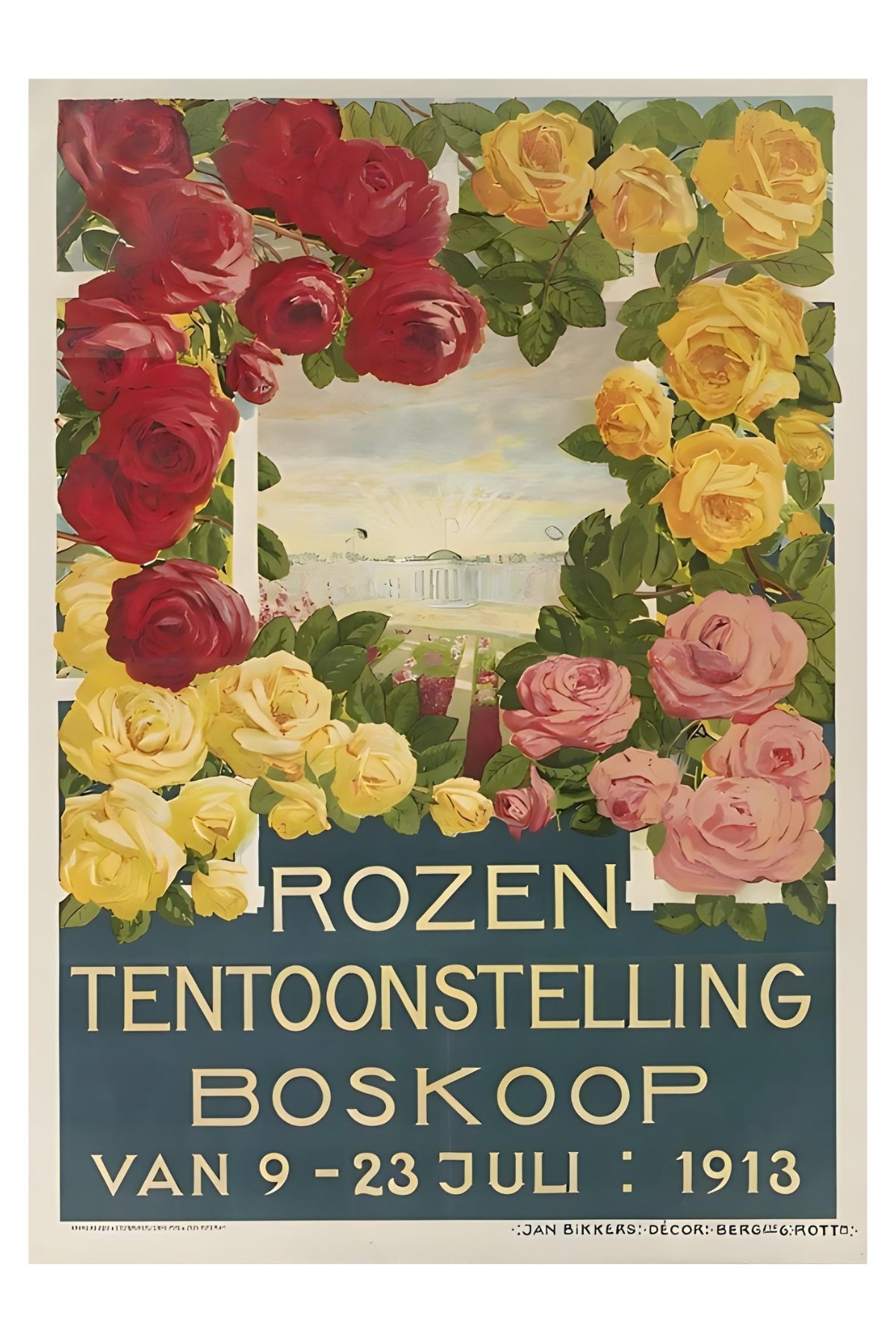 Rozen Tentoonstelling Boskoop Postal Card