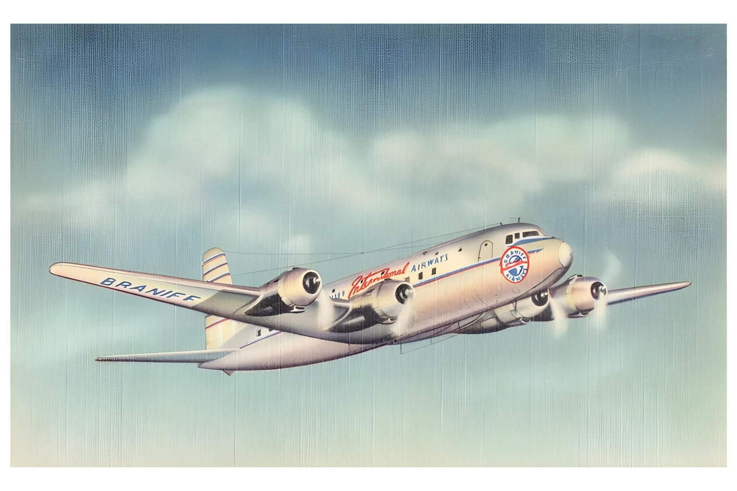 DC-9 Postal Card