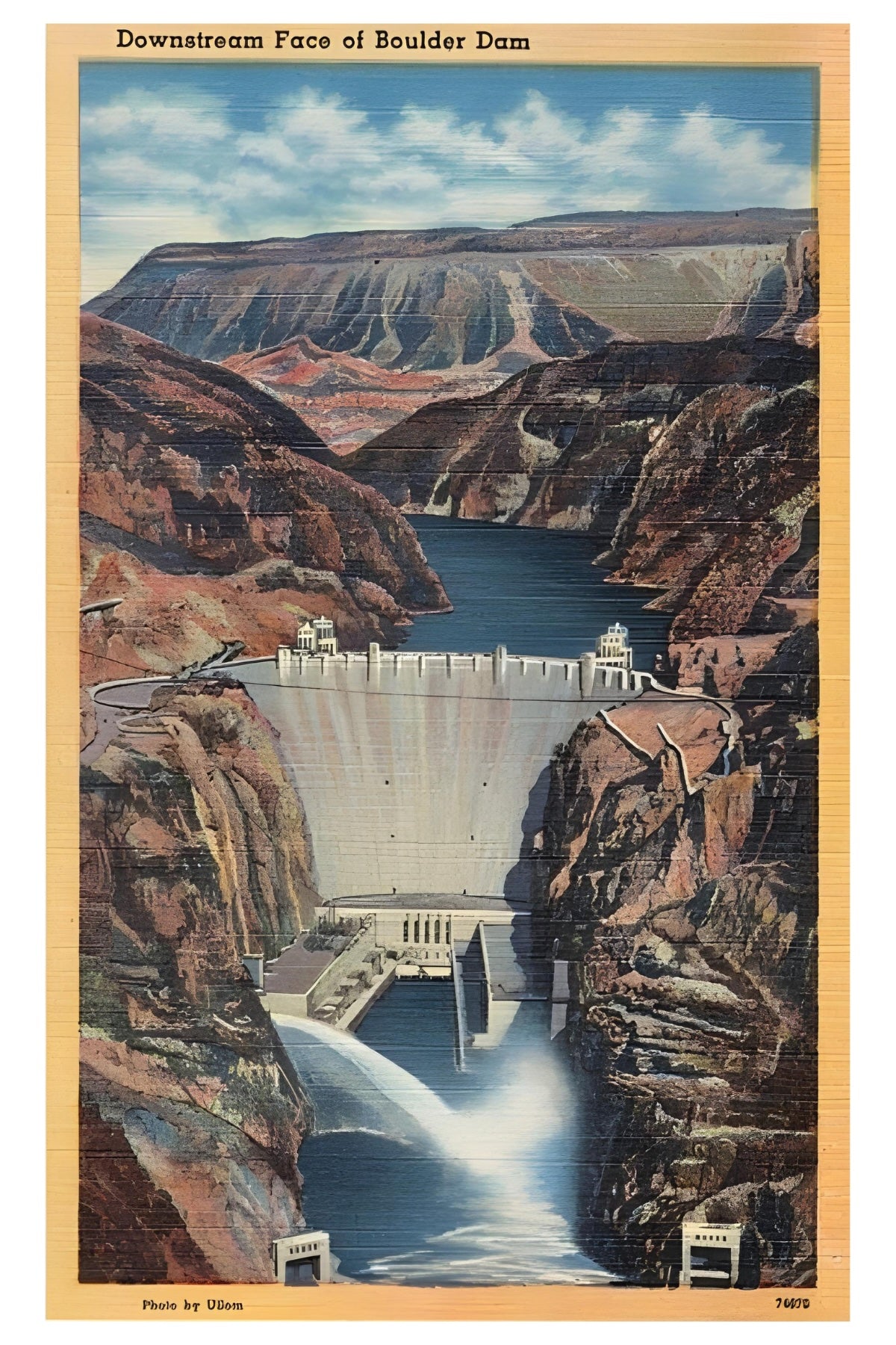 Downstream Face of Boulder Dam