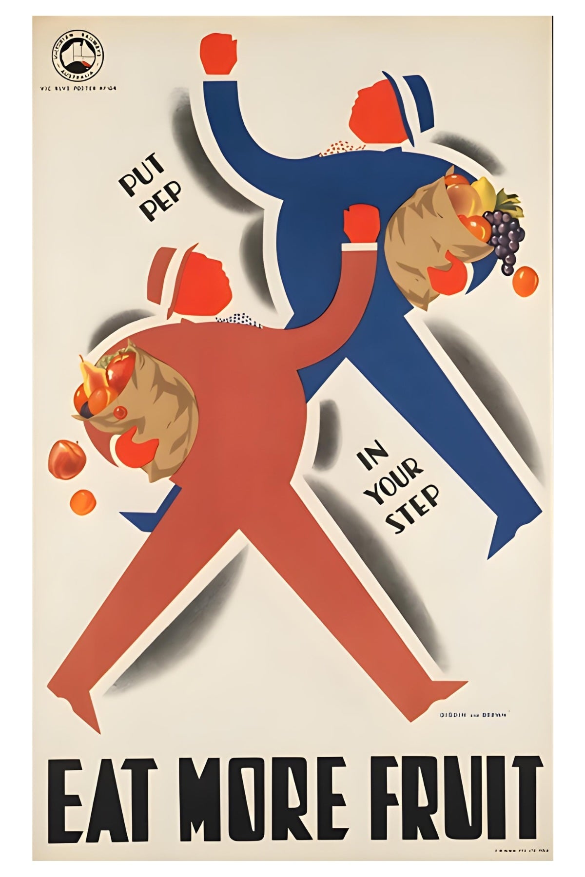 Eat More Fruit Postal Card