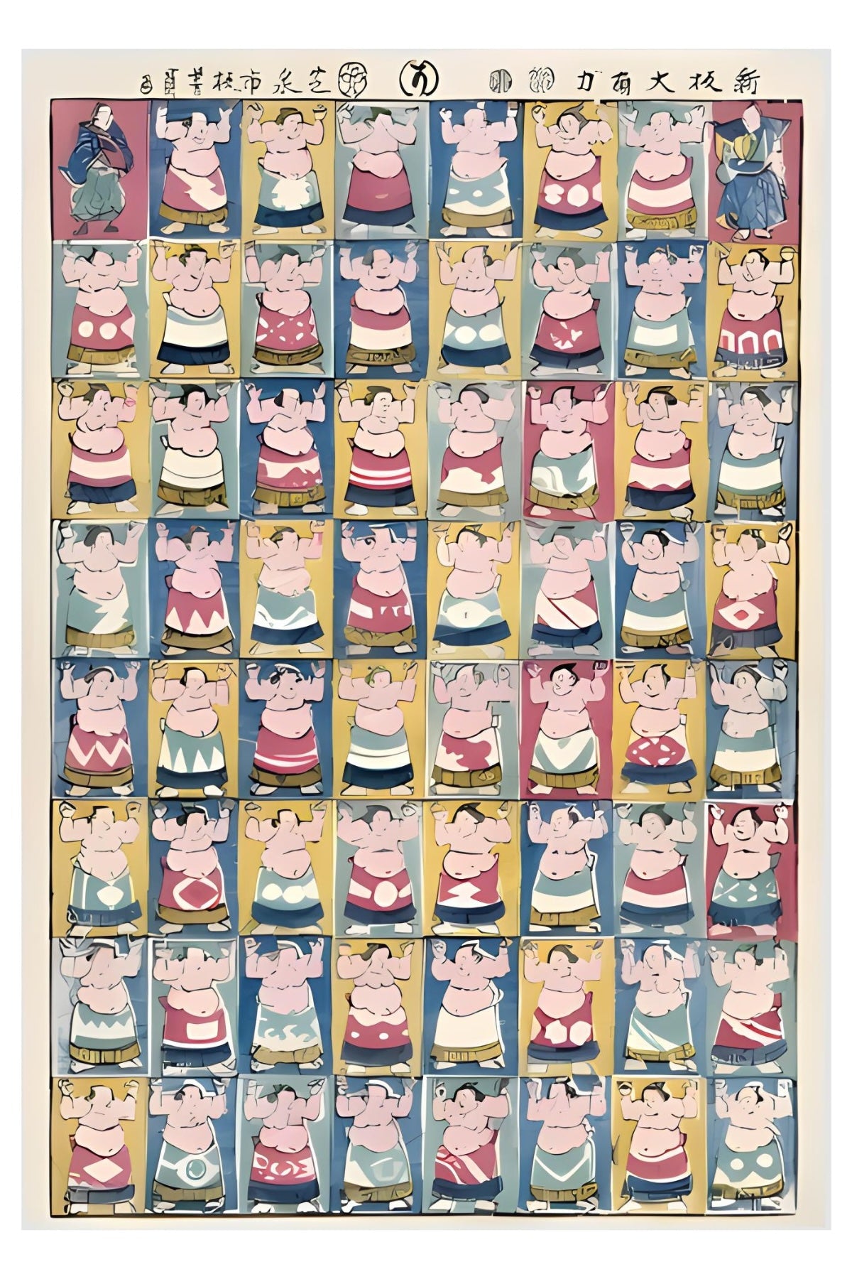 Sumo Soiree Postal Card