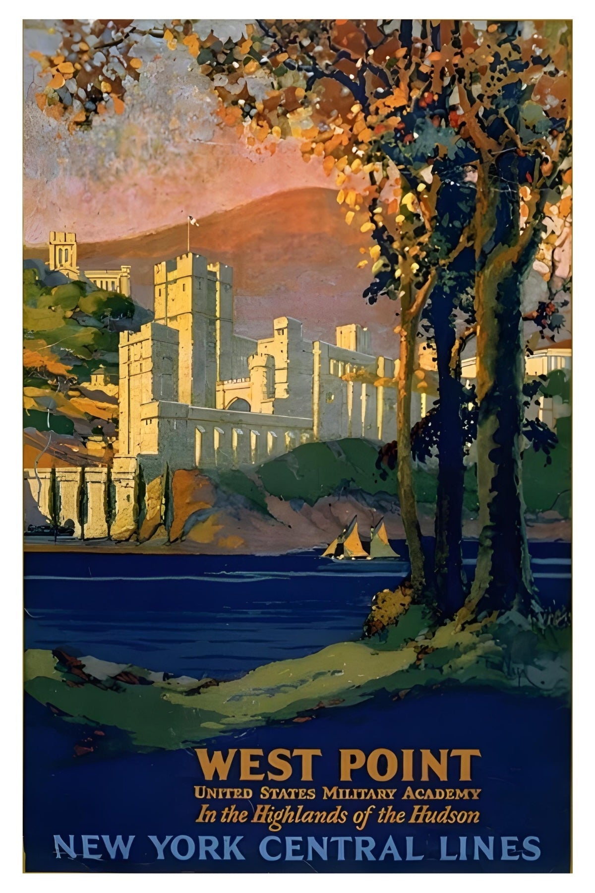 West Point Postkarte