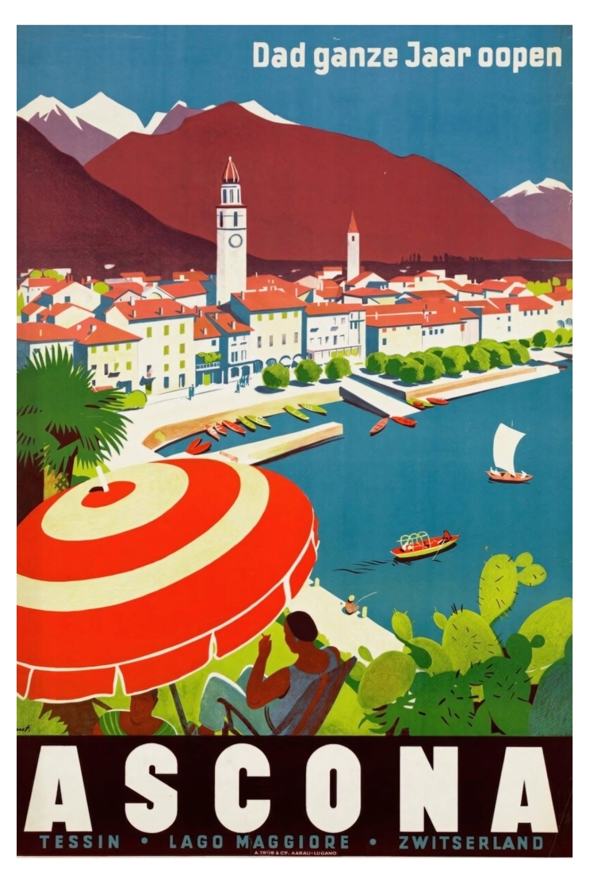Ascona Postal Card