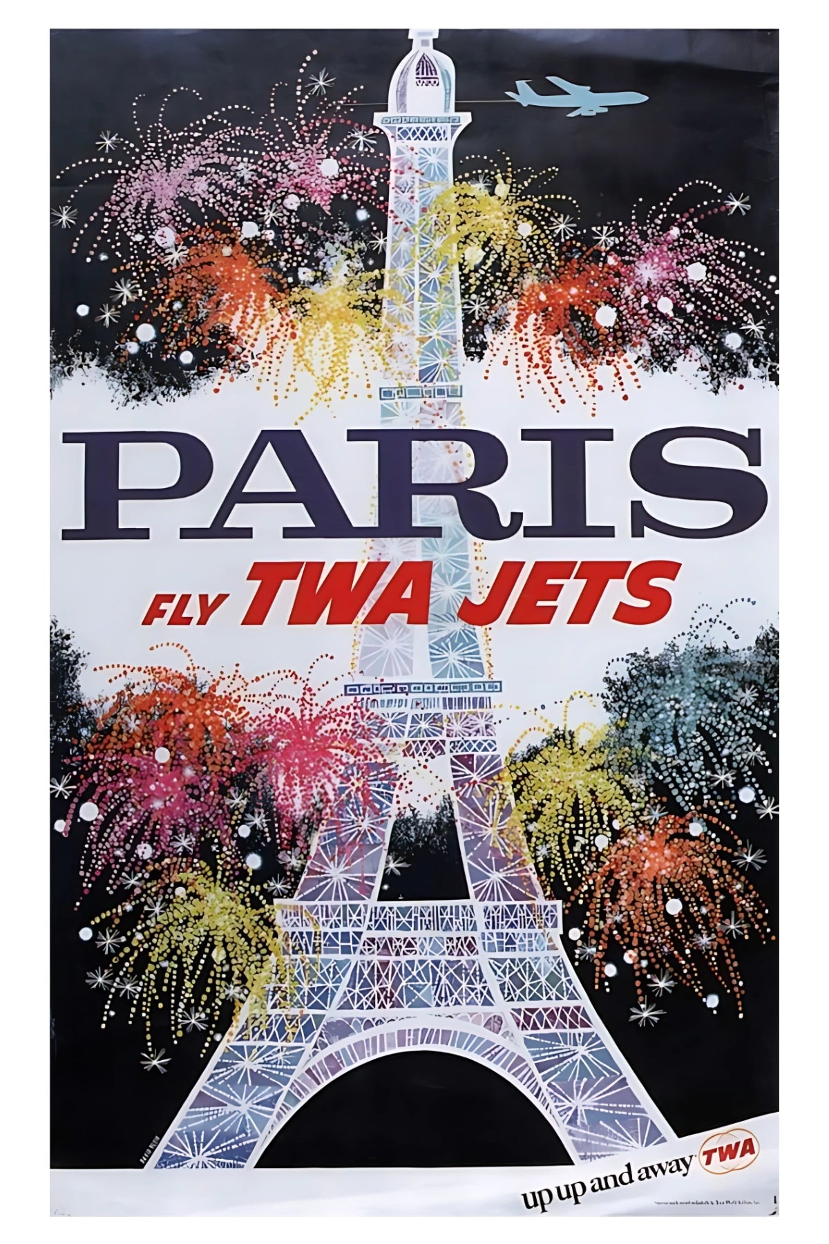 Paris TWA Postkarte