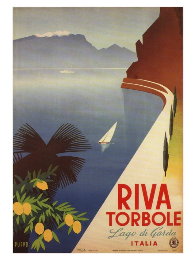 Riva Torbole Postkarte