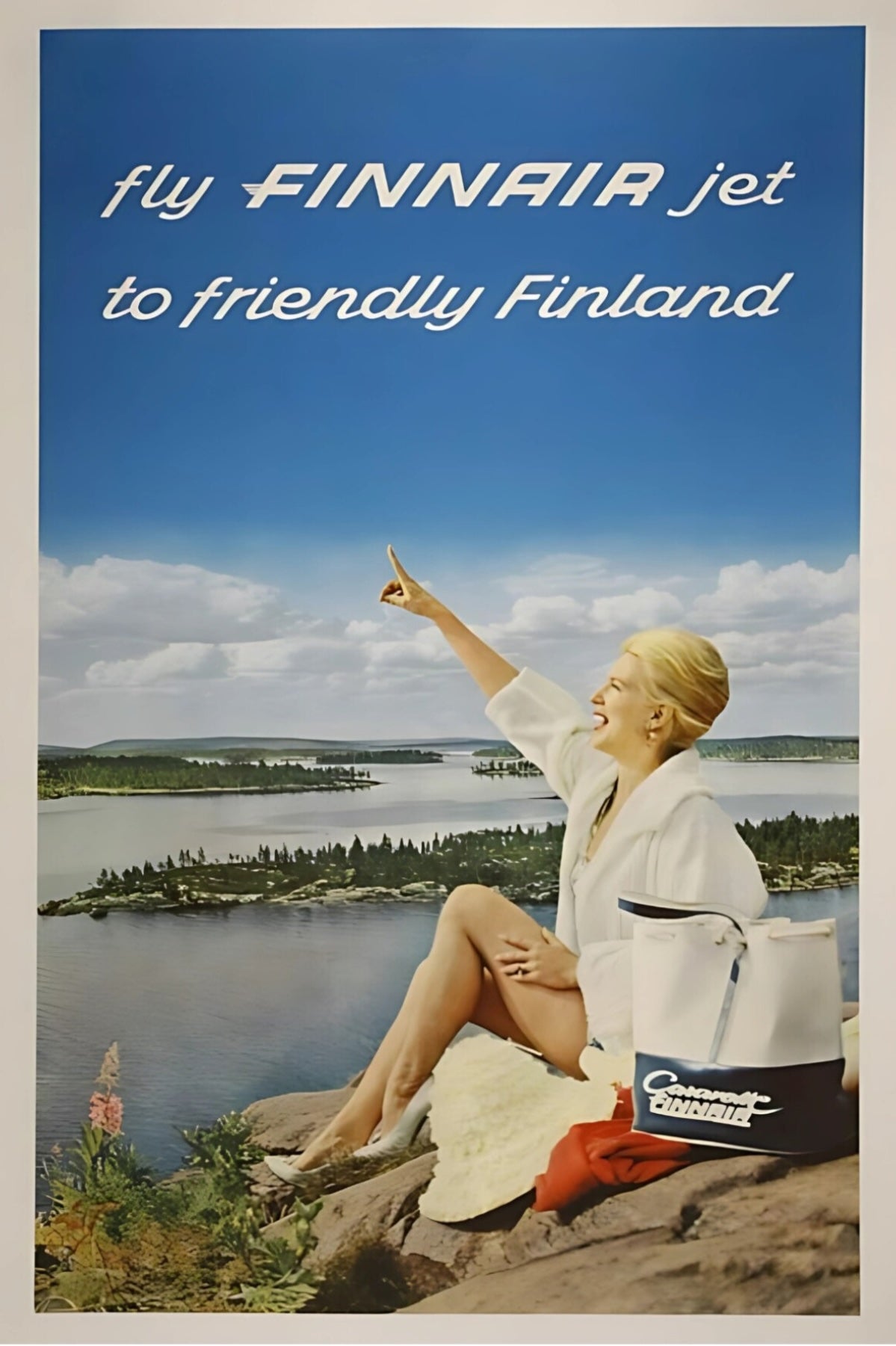 Finnair-Postkarte