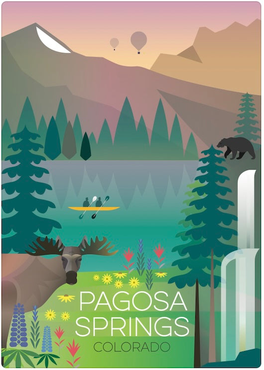 Pagosa Springs (Sommer) Postkarte