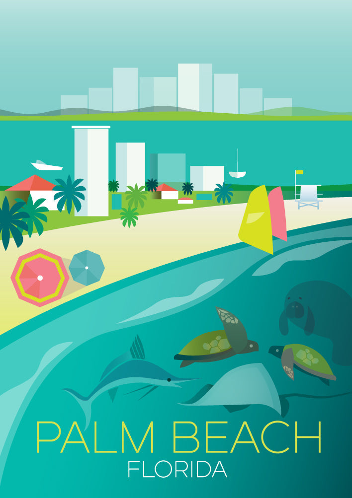 Palm Beach, Florida Postcard