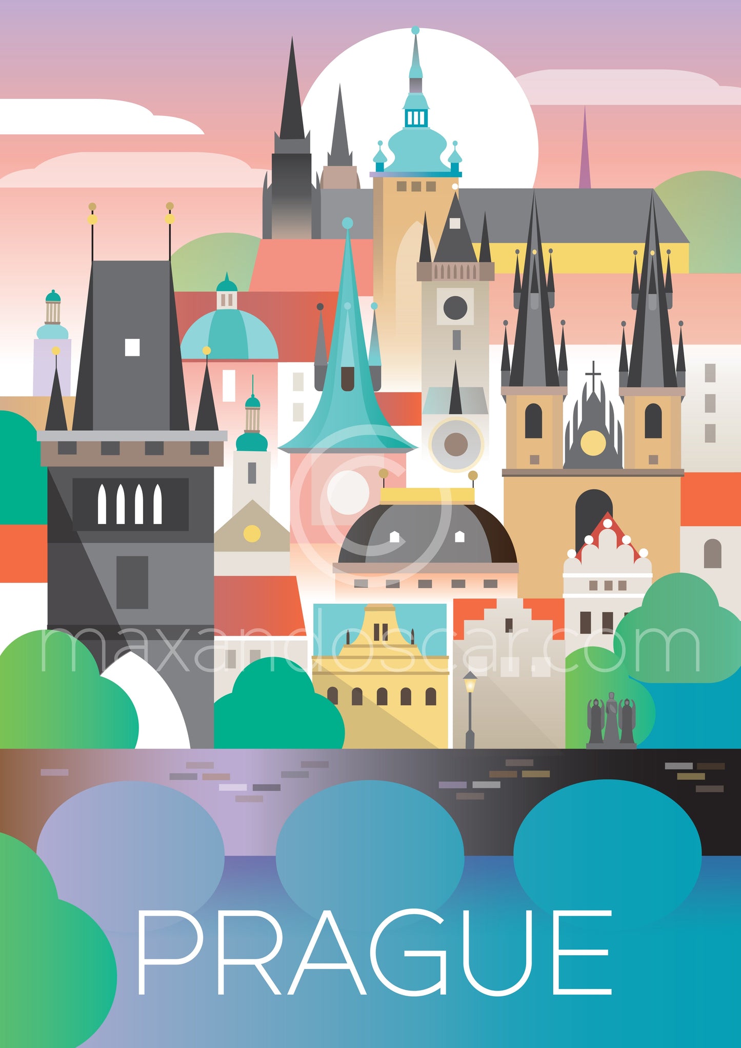 LTP - Prague Postcard