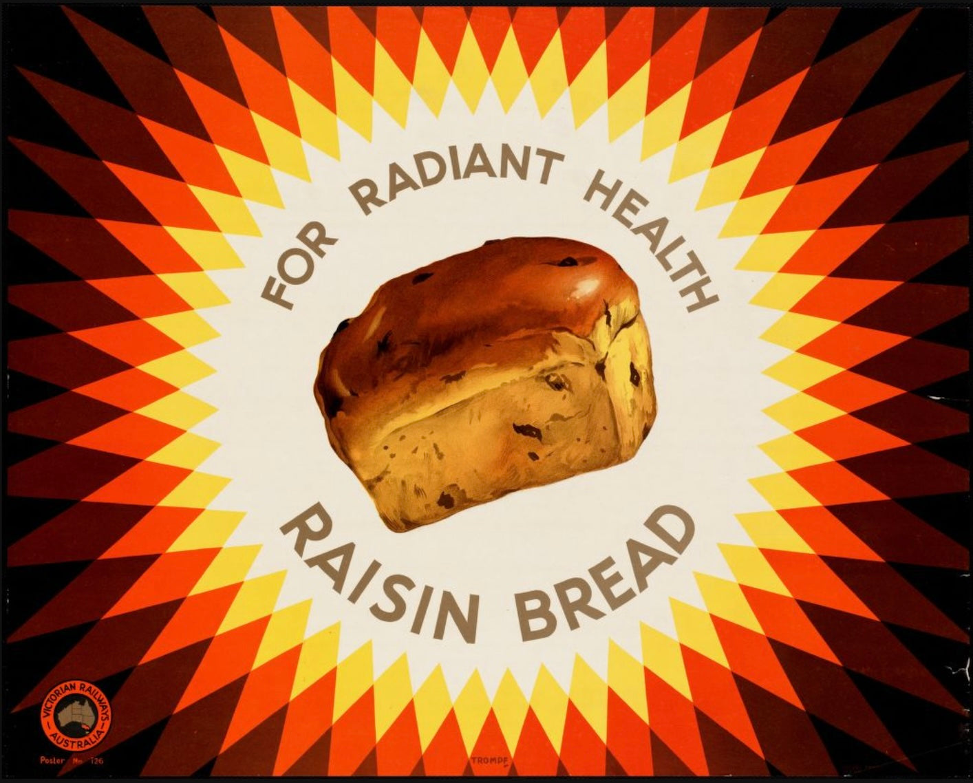 Rosinenbrot für strahlende Gesundheit Postkarte