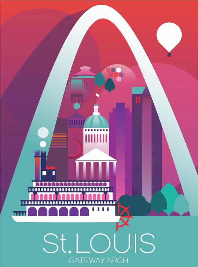 LTP - St. Louis Postkarte