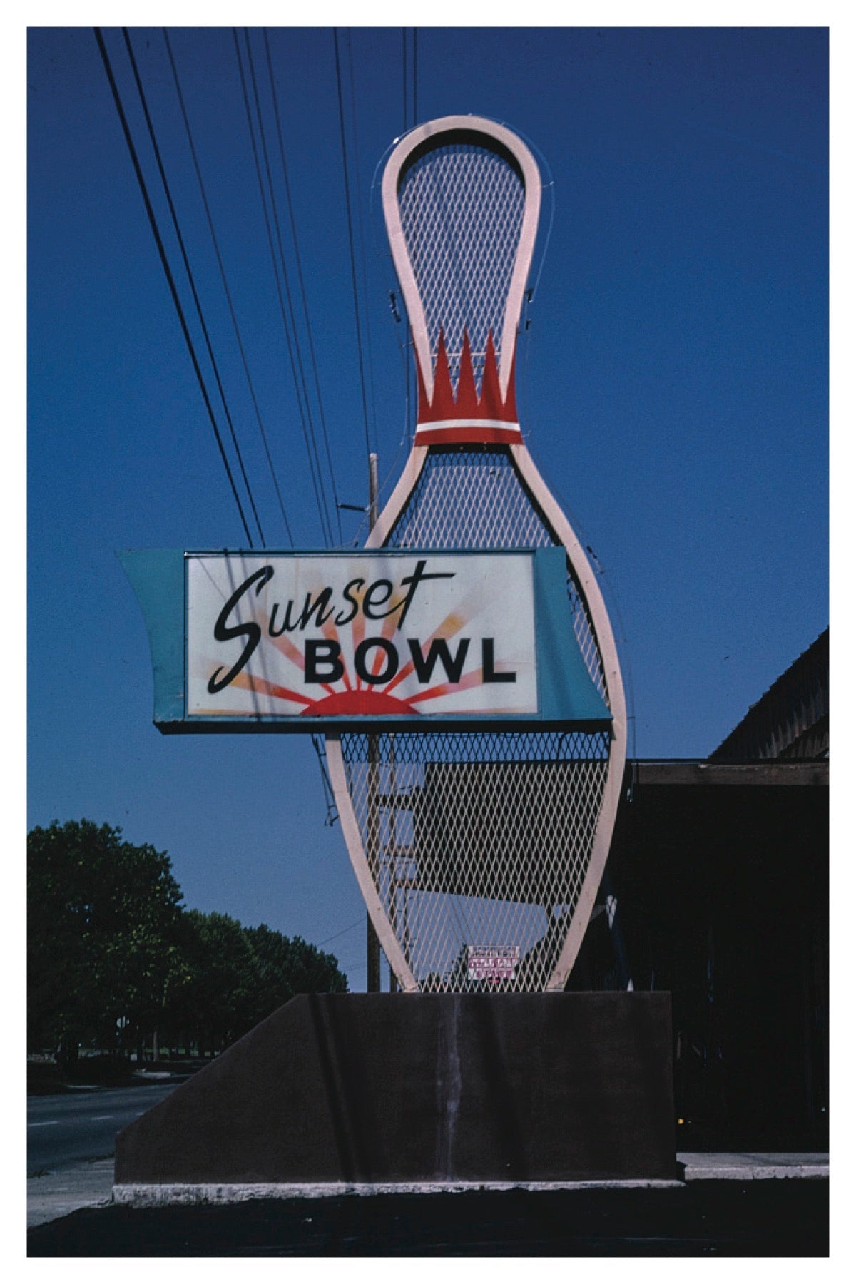 SUNSET BOWL POSTKARTE