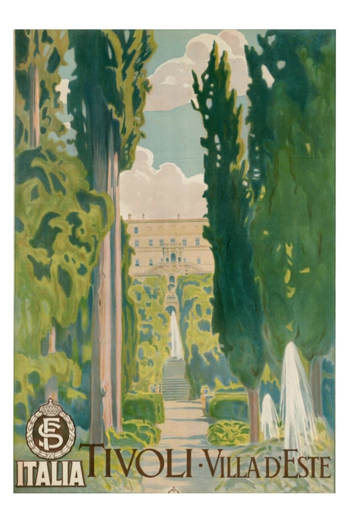 Tivoli Postkarte