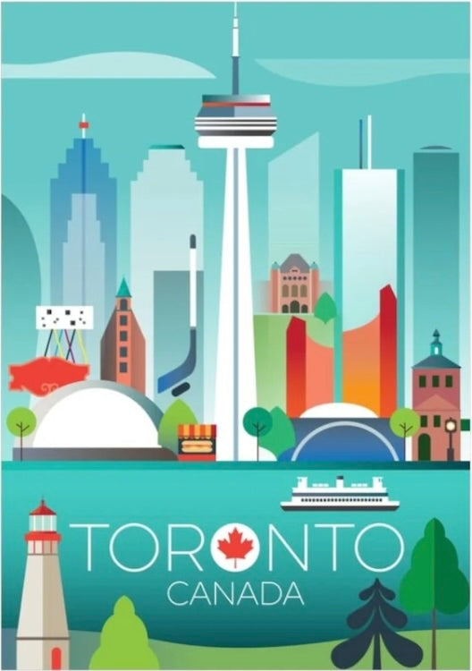 LTP - Toronto Postkarte