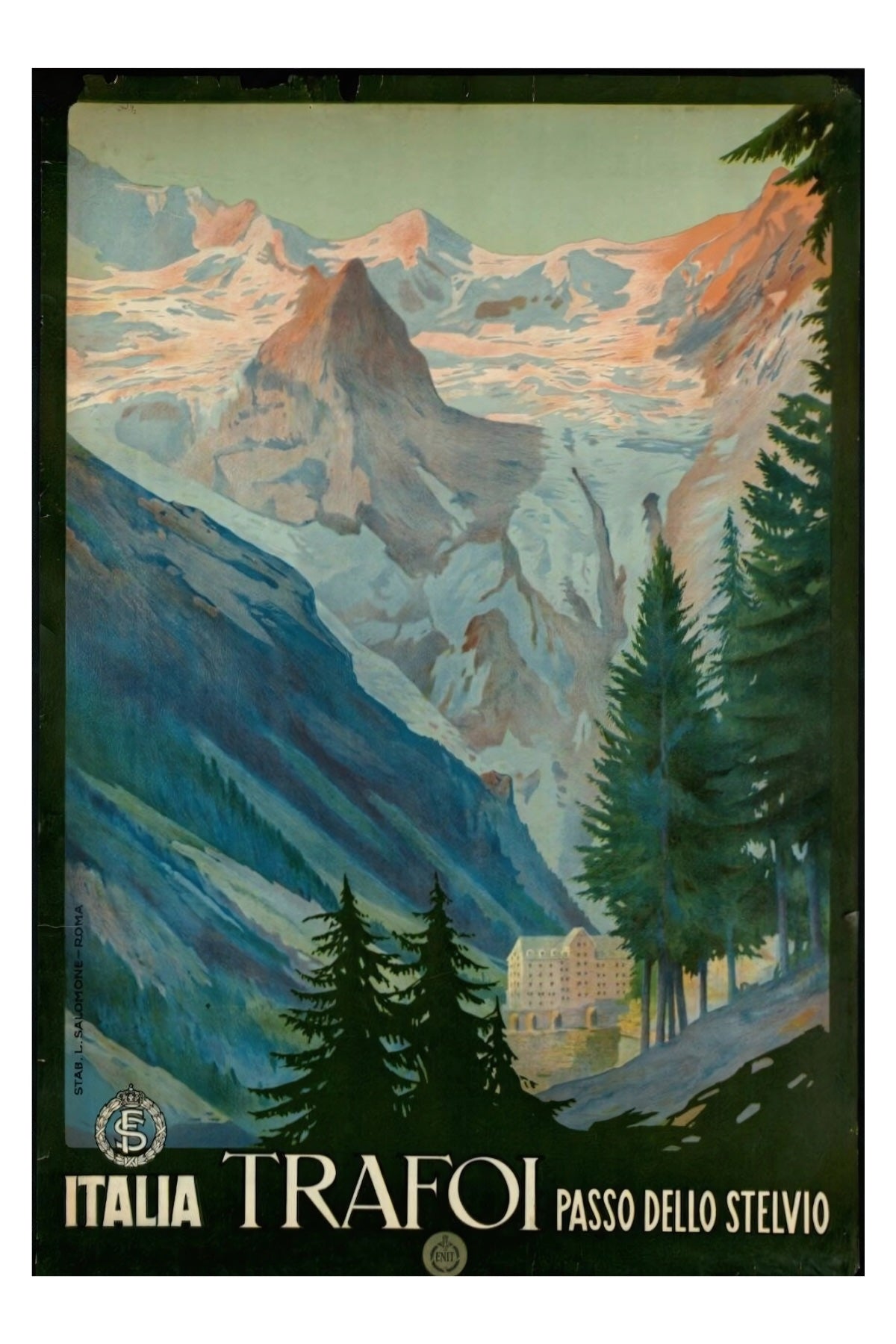 Trafoi Postkarte