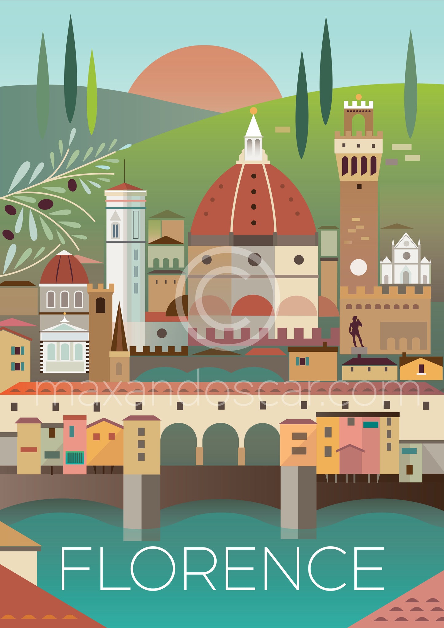 FLORENCE POSTCARD