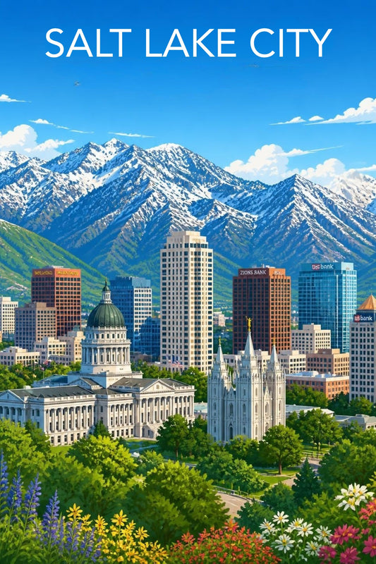 Salt Lake City Postcard